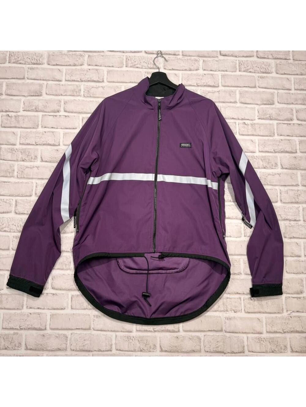 Running Room Reflective Running Jacket with Pockets Purple Adult M